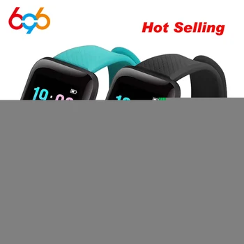 

696 115plus 2019 New Smart Watch Men Women Heart Rate Blood Pressure Monitor Call Message Reminder for Android iOS 116plus brace