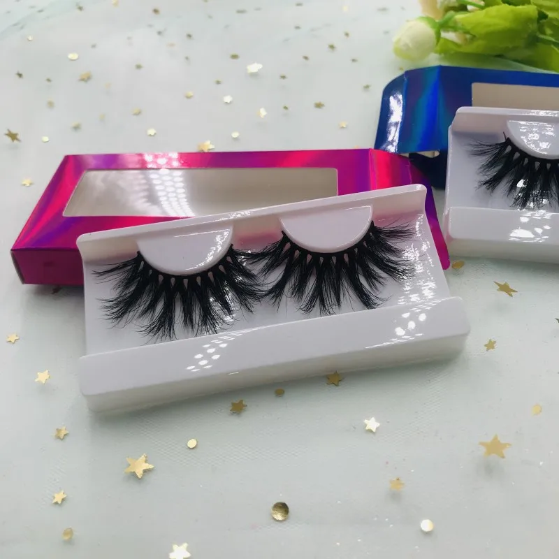 

5D mink lashes 25mm mink lashes 100% mink fur dramatic wholesale lashes