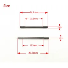 24,5 мм 26,5 мм часы винт трубка для AP Oak морской часы резина/кожаный ремешок ремень Группа