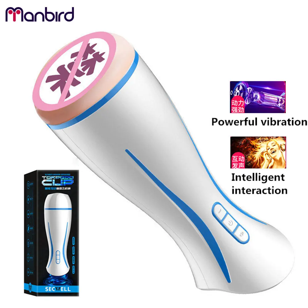 4D Channel  Male Masturbator Real Vagina Pocket Pussy Massager  Intelligent Heating Aircraft Cup Erotic Adults Vibrator Sex Toys (5)