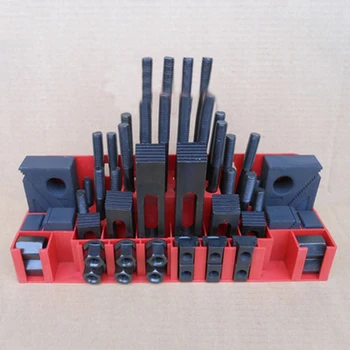 

hardness steel quality Metex milling machine clamping set m14 58pcs mill clamp kit ,clamping tool