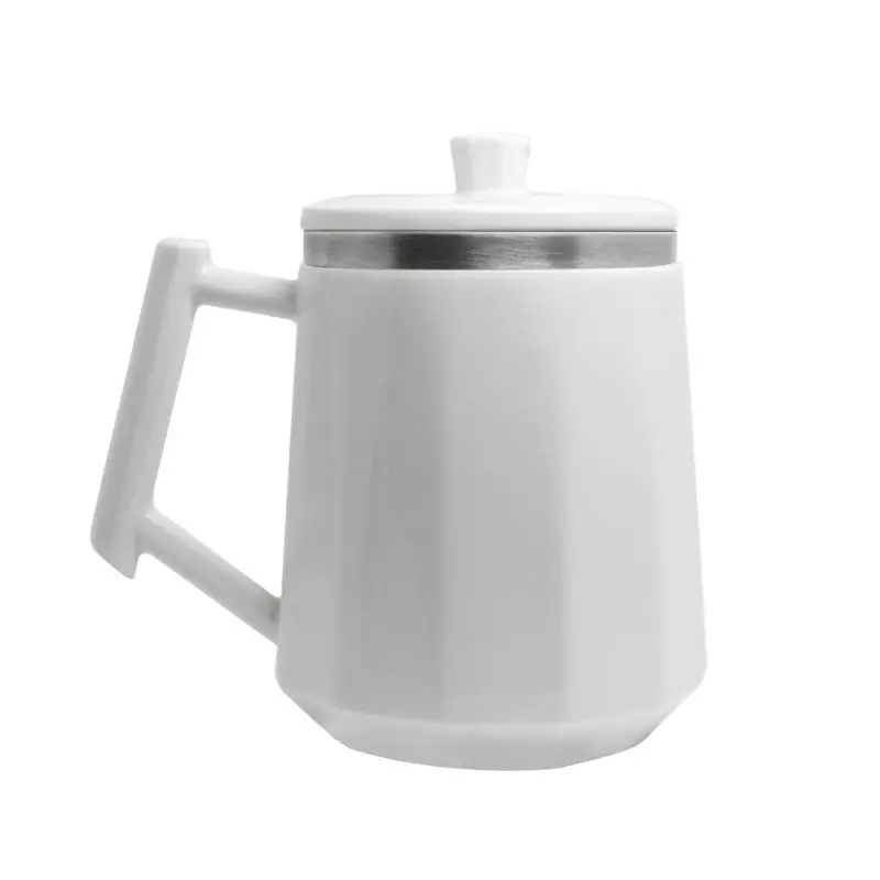 

Intelligent Automatic Mixing Cup Lazy Ceramic Self Stirring Mug for Coffee Milk E65B
