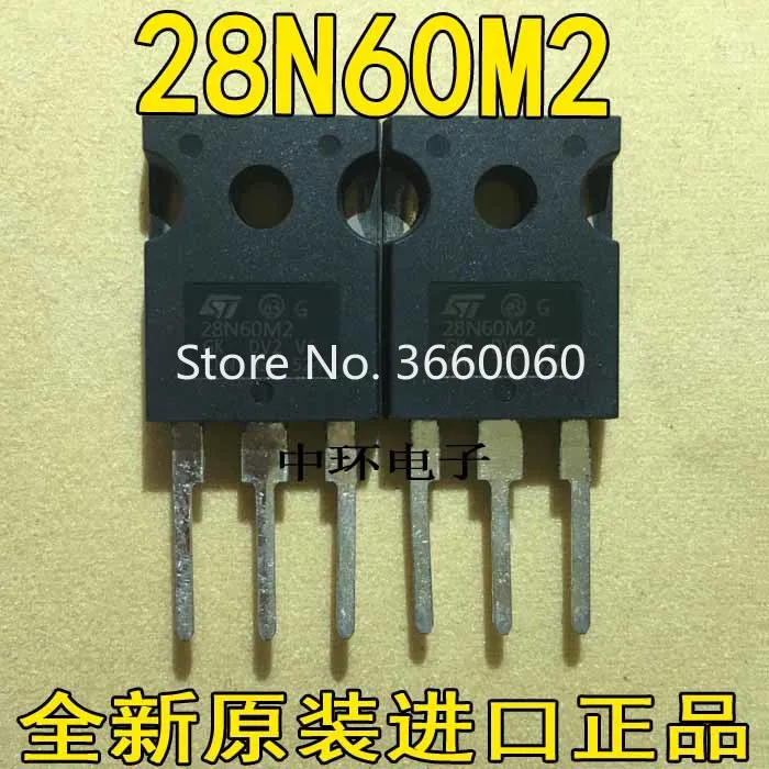

10pcs/lot STW28N60M2 W28N60M2 24A/600V TO247