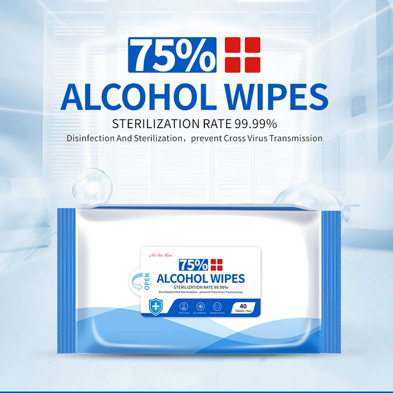 Magicare 75% Alcohol Wipes (80ct) | Hand Sanitizer Disinfecting Wipes