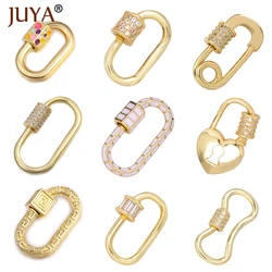 Juya DIY Accessories Jewellery Making Supplies for Necklace Bracelets Charms Clasps Chain Lock Hook keychain Jewelry Materials
