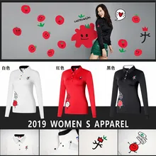 Q женская спортивная одежда с длинными рукавами футболка для гольфа одежда для гольфа quick быстросохнущая Мягкая футболка для гольфа