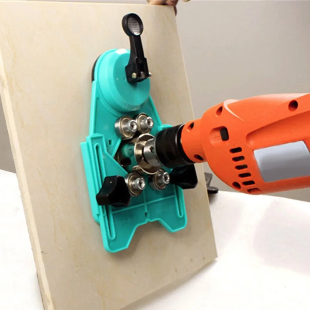 

Adjustable Masonry Drill Bit Set Ceramic Tile Glass Hole Drill Guide Openings Locator Ceramic Cutter Construction Tools