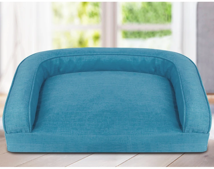 Linen Cloth Kennel Autumn Winter Warm Pet Dog Nest For Dogs Cats Removable Washable Pet Sleeping Sofa Bed Cats Nest Dog Mattress (13)