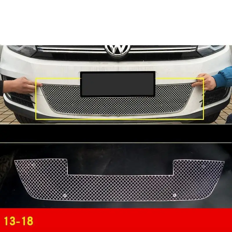 Стайлинг Automovil защита автомобильных деталей молдинги модифицированные Аксессуары для автомобилей гоночные грили 13 14 15 16 для Volkswagen Tiguan - Цвет: Number 14