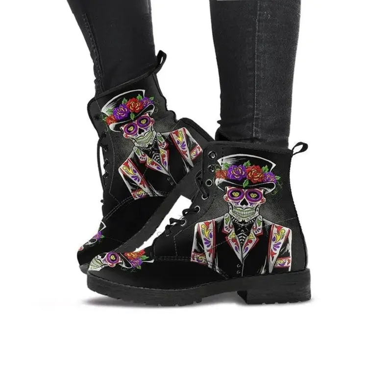 

Color-Changing Sequined Cloth Autumn And Winter Trendy Women's Boots One-Color Changing Multi-Color Magical Shoes Sequin Circle
