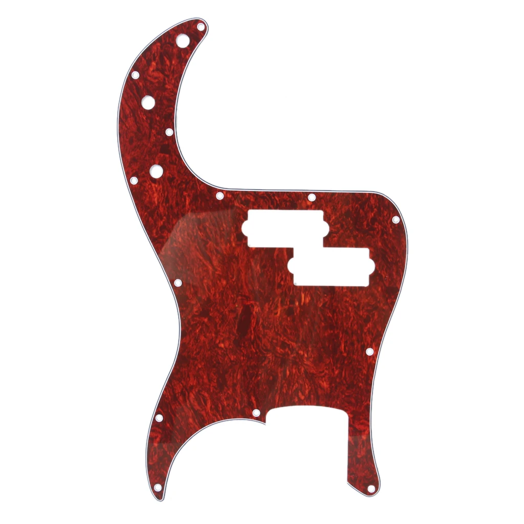Red Tortoise Shell Pickguard 3 Ply Scratch Plates For Precision Bass PB Guitar Red Tortoise Shell Pickguard 3 Ply Scratch Plates For Precision Bass PB Guitar