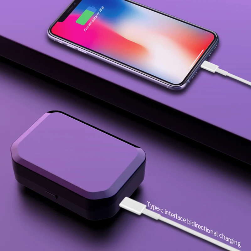 FULL-TWS, беспроводные наушники Bluetooth 5,0, стерео, бас, с микрофоном, громкой связи, беспроводные, Earbus, Спортивная гарнитура для Iphone, Xiaomi