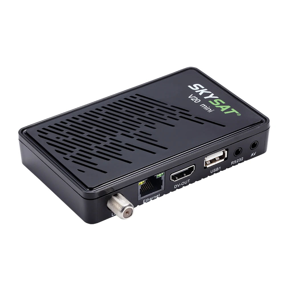 Спутниковый ресивер SKYSAT V20 Mini DVB S2 tv Box Cline CCCams Newcamd Powervu Youtube IP tv Receptor спутниковый ТВ ресивер HD