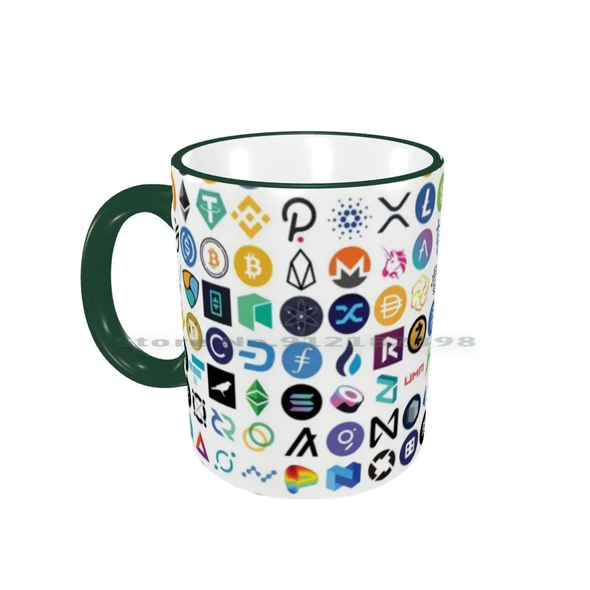 Crypto Logos Ceramic Mugs Coffee Cups Milk Tea Mug Crypto Pattern Eth  Ethereum Chainlink Defi Token Bitcoin Btc Crypto - AliExpress