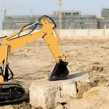 1/14 RC гидравлический гусеничный экскаватор 12 каналов 680 градусов вращения 2,4G модель строительной машины игрушка для детей Рождественский подарок