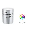 RGB Цветная(RGB) спиральный с отверстиями светодиодный настенный светильник эффект настенный светильник с пультом дистанционного управления цветная настенная лампа для вечерние бар лобби KTV домашнего декора - Цвет абажура: RGB