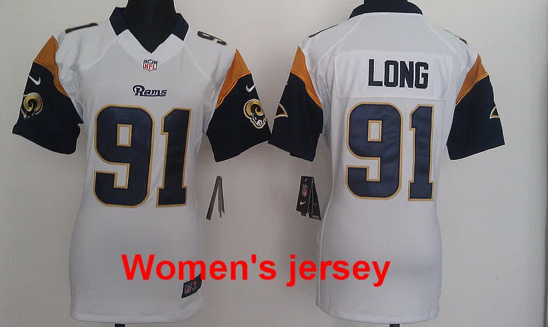 A+++ женские сшитые футболки Los Angel s 5 Nick Foles 11 tabon austrin 13 Kurt Warner 94 Robert Quinn 30 Todd garley II - Цвет: 12