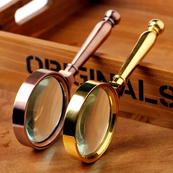 

Hand held student aged children reading magnifier 20 times high definition high definition optical non lamp glasses