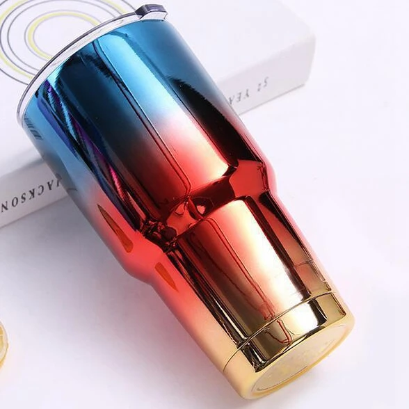 A2 25pcs/lot Stainless Steel Tumbler 30 oz with Splash Proof Sliding Lid- Double Wall Vacuum Insulated Large Travel Coffee Mug - Цвет: A2