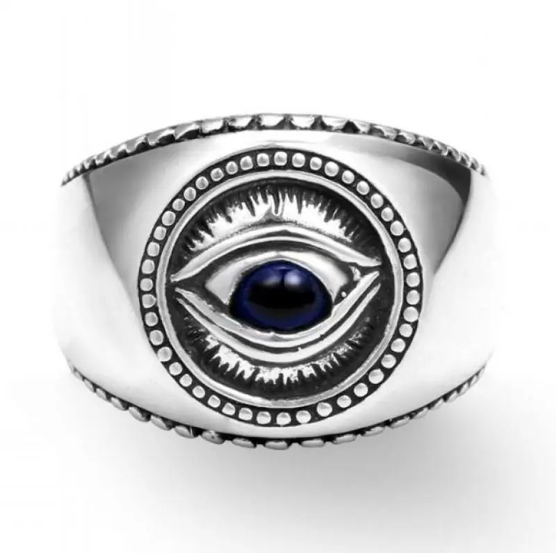 Finger Ring Demon Eye Fashion Hip Hop Ring Goth Punk Eye Index Finger Ring Men Jewelry