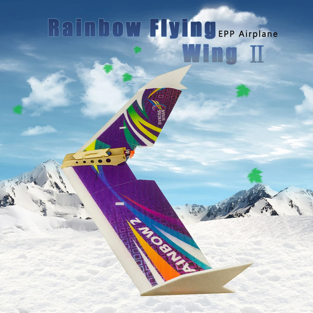 

E0604 Rainbow II 1000mm Wingspan KIT RC Airplane Plane Delta Wing Tail-pusher Flying Aircraft DIY Toys Kits
