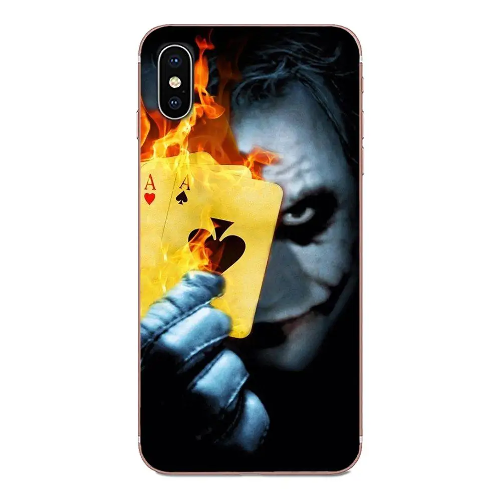 ТПУ чехлы для мобильных телефонов poker joker для huawei Honor mate Nova Note 20 20s 30 5 5I 5T 7C 8A 8X9X10 Pro Lite Play - Цвет: as picture