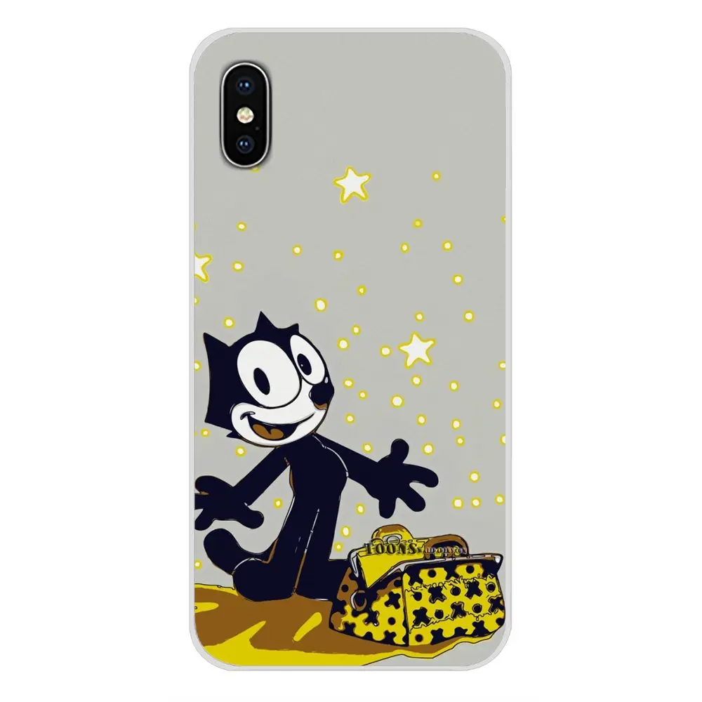 Для Apple iPhone X XR XS 11Pro MAX 4S 5S 5C SE 6S 7 8 Plus ipod touch 5 6 Аксессуары чехлы для телефонов Чехлы Felix The Cat - Цвет: images 6