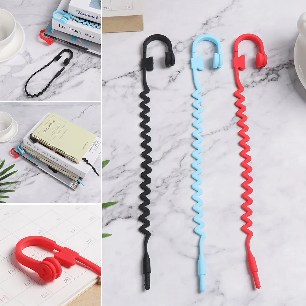 

New 3D Headphones Bookmarks Silicone Music Headphone Bookmark Funny Student School Stationery for Children Gift Bookmark