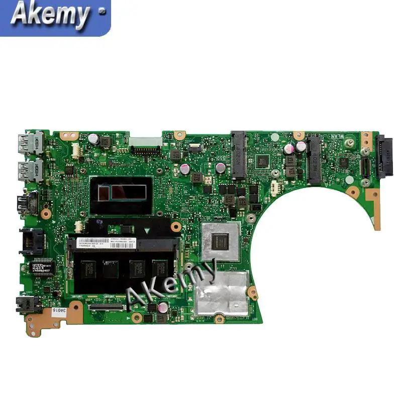 Akemy S551LB Laptop motherboard For Asus S551LB S551LN S551LD S551L Test original mainboard 4G RAM I5-4200U GT740M-2G