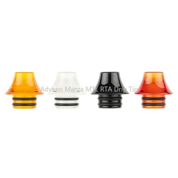 

Vandyvape Berserker V1.5 MTL RTA/Advken Manta MTL RTA/Aspire Nautilus 2s Polished Resin Small Mini 510 MTL Drip Tip Replacement