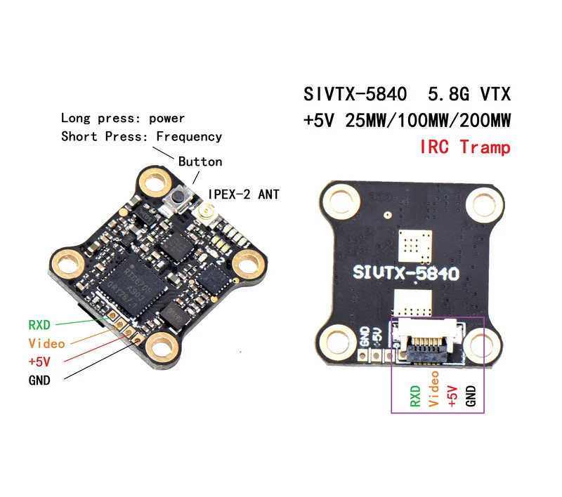 1 комплект SIF4 контроллер летной башни с OSD 200 мВт передача изображения 13A ESC 2-4S Lipo запасные части для RC FPV Micro Drone