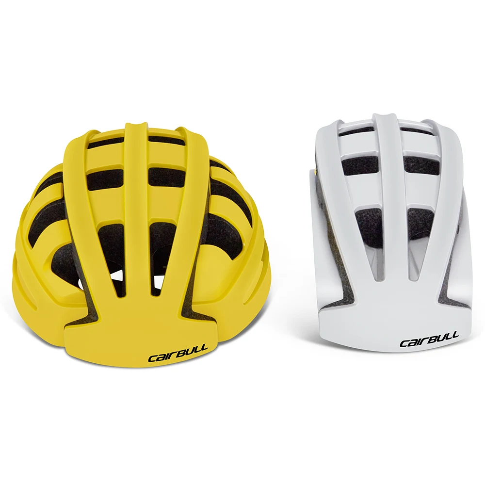 CAIRBULL FIND Foldable Cycling Helmet With Rearlight High Quality Safety Bicycle Helmet City Bike Helmet CE EN 1078 Certified