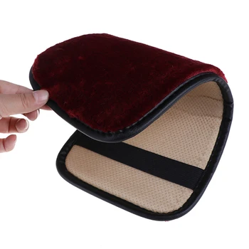 

1PC 35x17cm Durability Car Armrest Box Pad Leather Arm Rest Center Console Lid Cover Armrest Pads