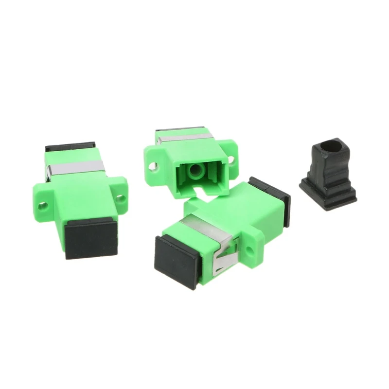 

200PCS SC/APC Fiber Optical Coupler Flange Single mode Adapter Quick Connector