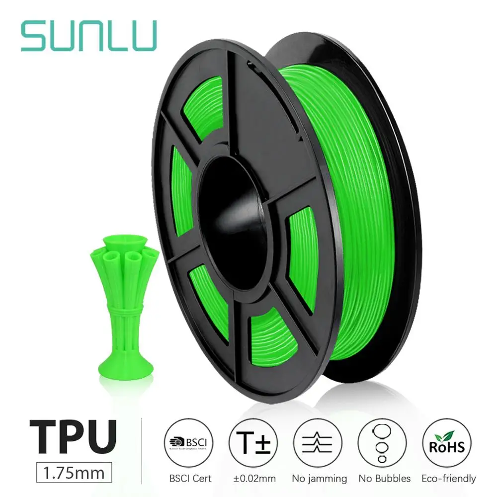 

Flexible 3D Printer Filament red desiccant TPU Flexible plastic filament 1.75mm 0.5KG with children intelligent 3d printer