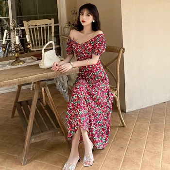 

Summer in the new female characteristics of French first love dress rouje broken beautiful sweet little Daisy dress