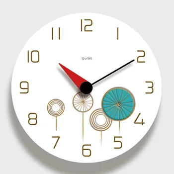 

Acrylic Wall Clock Creative Cartoon Circle Mute Wall Clock Suitable for Living Room Office