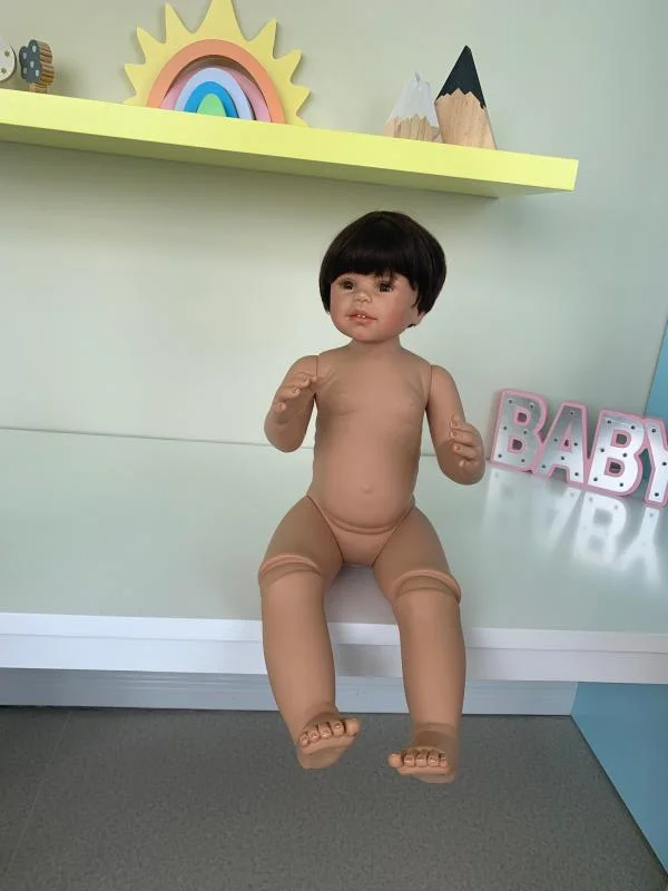 70 см куклы для маленьких девочек, реалистичные полностью силиконовые виниловые детская кукла-Реборн, подарок, шарнирные куклы BJD, модель детской одежды