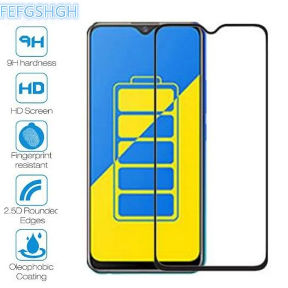 2 шт. защитное стекло с полным покрытием для Vivo Y17 Y 17 VivoY17 1902 закаленное Y15 2019 Y3