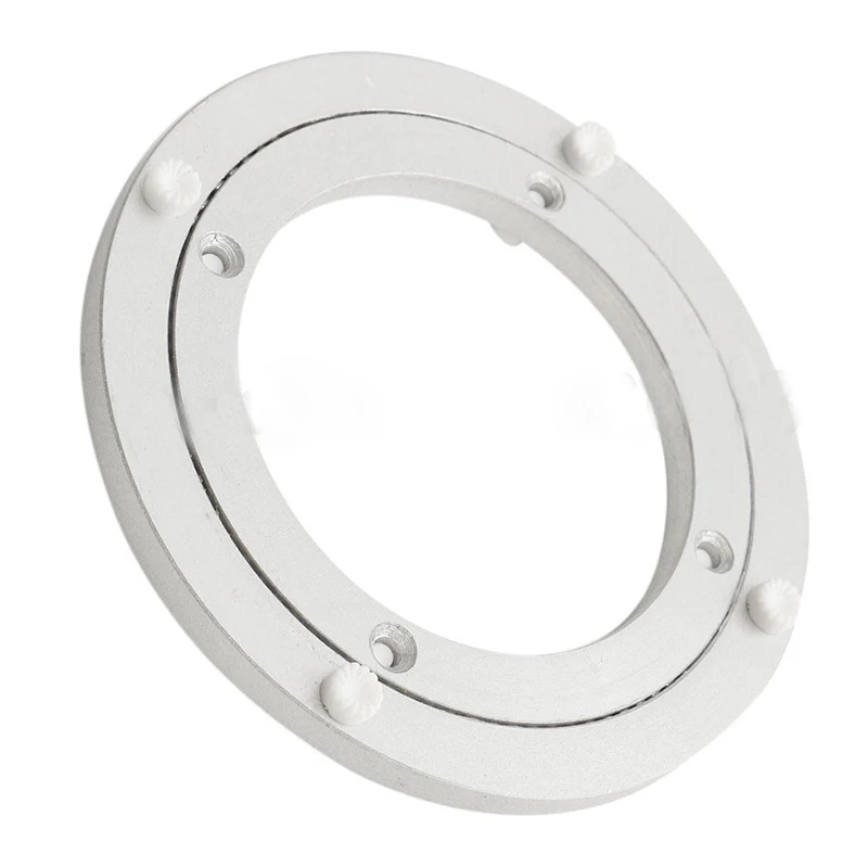 

Aluminium Rotating Turntable Bearing Swivel Plate 5", 8", 10", 12", 14", 16", 18" Silver