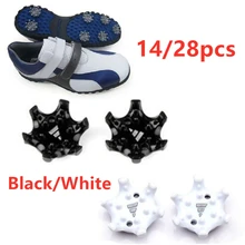 14/28pcs Spikes/Cleats Smooth PINS Golf Shoes For FootJoy THINtech Replacement Flexible Legs Outdoor Sports Golf Accessories