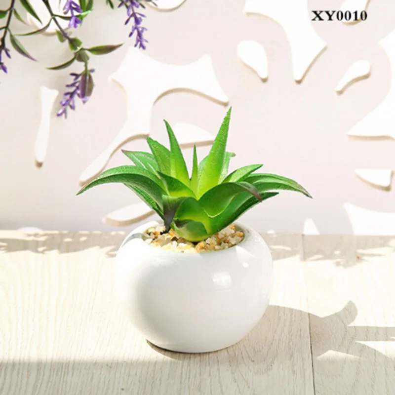 

1pc Artificial Potted Plant Bonsai Small Pot Mini Optional Color For Home Decors Hotel Garden Office Shop Decoration