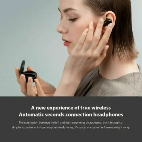 Xiaomi mi True Беспроводной наушники Red mi AirDots 5,0 стерео наушники-вкладыши TWS с наушники гарнитуры с зарядный чехол
