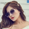 CAPONI Luxury Design Sunglasses Women Frameless Oversize 2022 Sun Glasses Cutting Lens Fashion Lady Eyewear Accessories CP31264 ► Photo 1/6