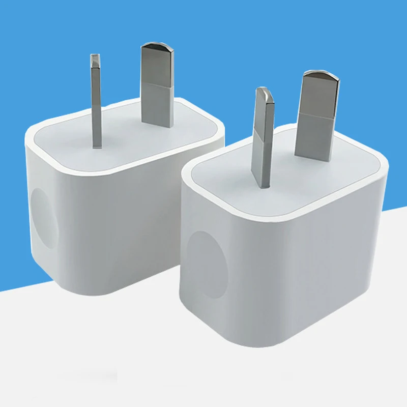 Для iPhone samsung смартфон 2 USB ЕС Великобритания США штекер двойной USB адаптер питания 5 В 2A Австралия Новая Зеландия AU вилка настенное зарядное устройство