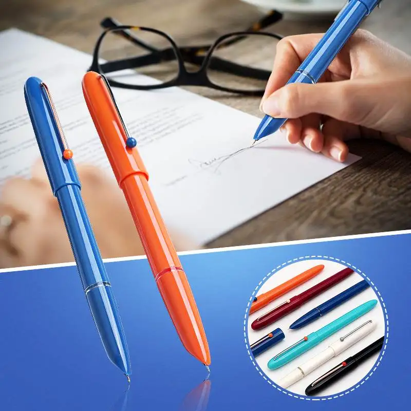 

Retro Fountain Pen Fine Hooded EF Nib Fountain Pen Converter Version Box Packaging office school supplies Practise Calligraphy