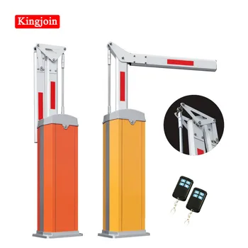 

KINGJOIN Automatic Parking Barrier gate opener ,open up is 90 degree and close down is straight 180 degree kit Optional