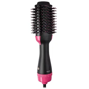

Hair Dryer and Volumizer ManKami Salon Hot Air Paddle Styling Brush Negative Ion Generator Hair Straightener Curler