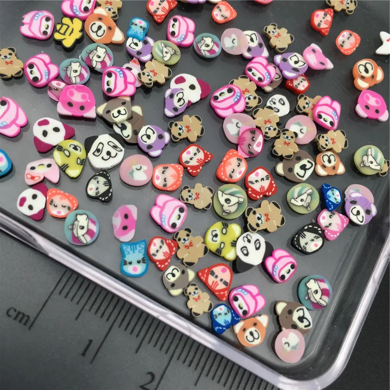 60 г животное Fimo Полимерная глина, мягкая глина разбрызгивает для детей Diy/рукоделие сделай сам/дизайн ногтей/украшение для альбома/наполнитель для слизи