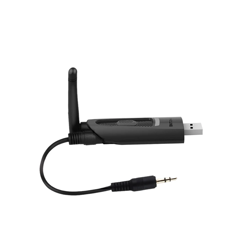 BlitzWolf BW-BR1 Pro Портативный bluetooth V5.0 USB беспроводной аудио и видео приемник передатчик 2 в 1 адаптер для ПК ТВ Labtop Tra